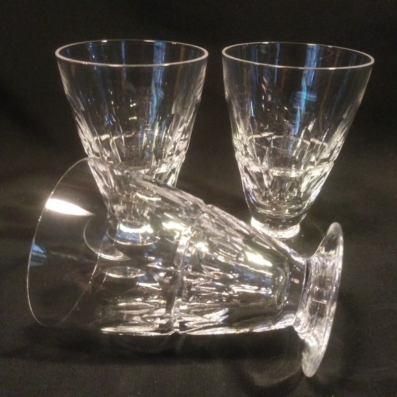 3 Vintage Stuart Juice Glasses in Clifton Park Made in England - Picture 1 of 11